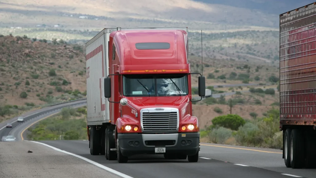 Transporte profesional de mercancías por carretera